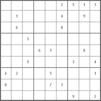 Sudoku Puzzle.